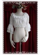 Infanta Bell Sleeved Chiffon Blouse III